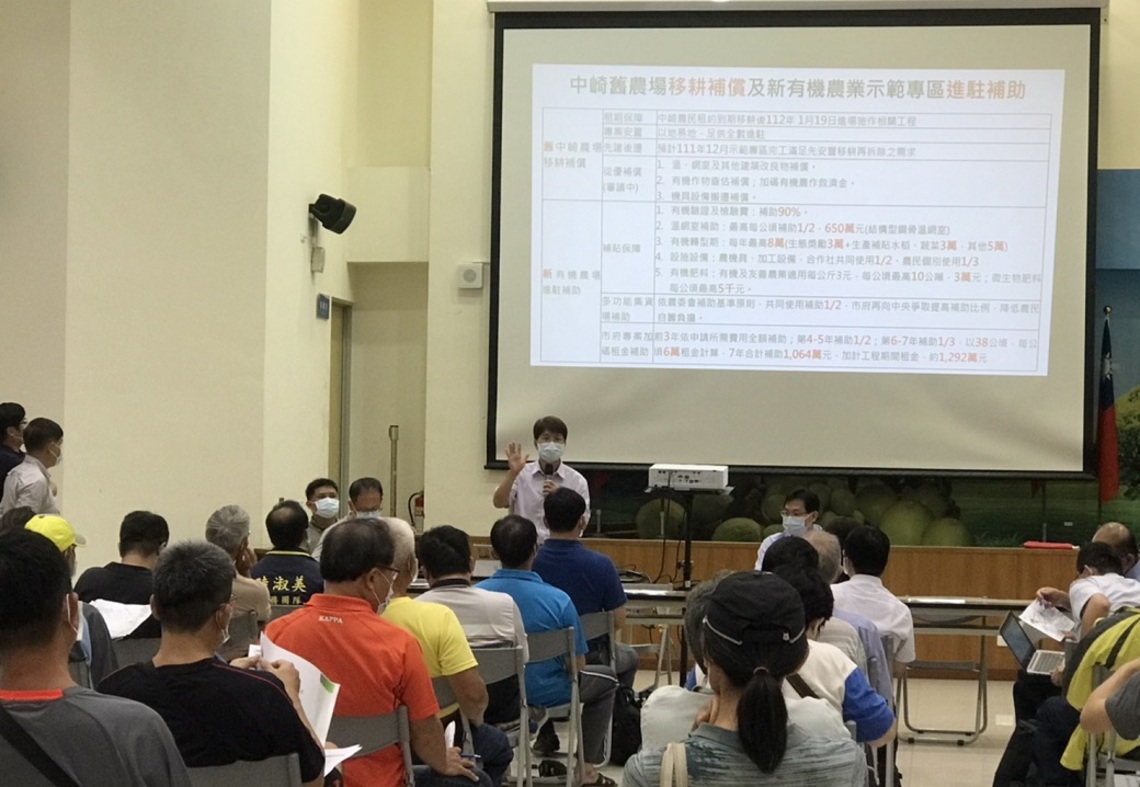 確保中崎農場遷移 市府加碼千萬助農民/波新聞
