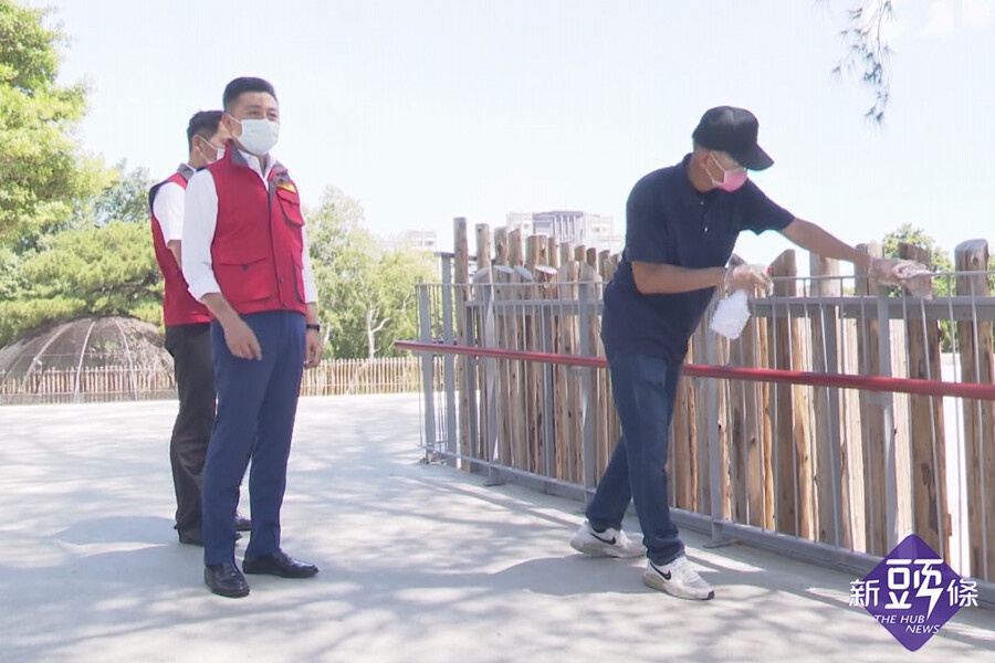 竹市動物園降二級首個周末 林智堅視察防疫措施