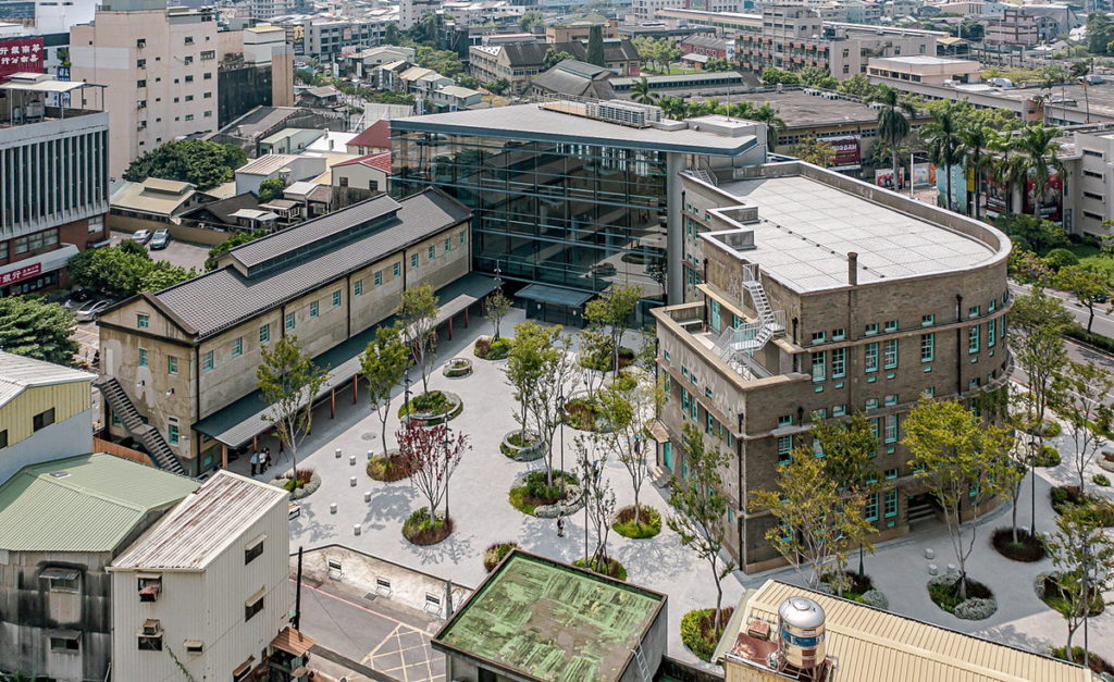 空拍照:廣寧街側_照片嘉義市立美術館提供,攝影師朱逸文