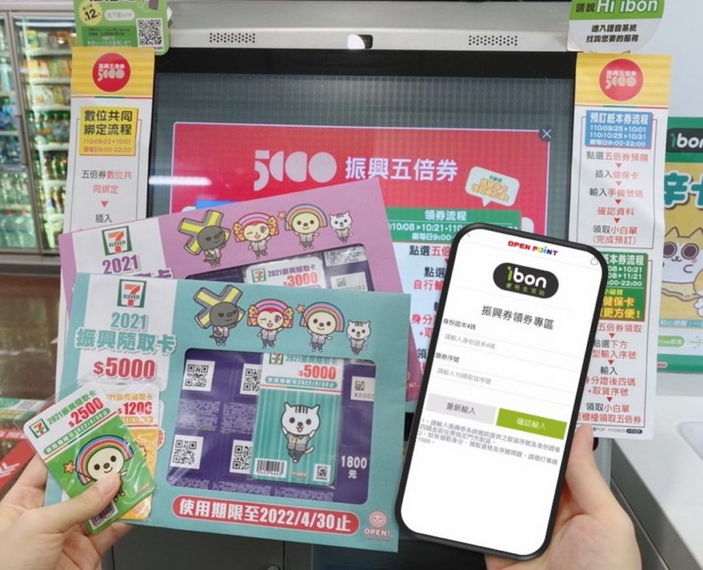 5倍奉還! 7-ELEVEN振興五倍券放大5倍,自10月8日上午9點起至11月2日止,門市針對紙本振興五倍券祭出三大振興加碼回饋方案,包括:「...