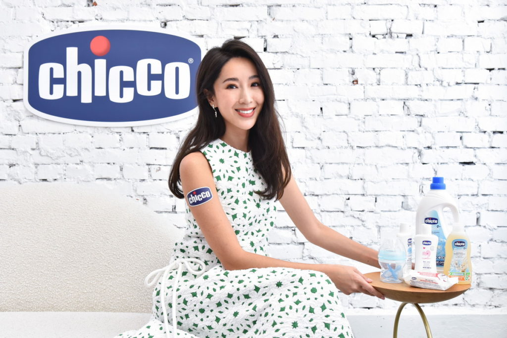 連續六年擔任Chicco產品代言人的隋棠表示成為母親後也能持續追求自我。而針對即將發放的振興五倍券,Chicco特別推出加碼活動,凡使用五倍券購買4款Air明星商品任一款,即可獲得育兒好禮。(Chicco提供)