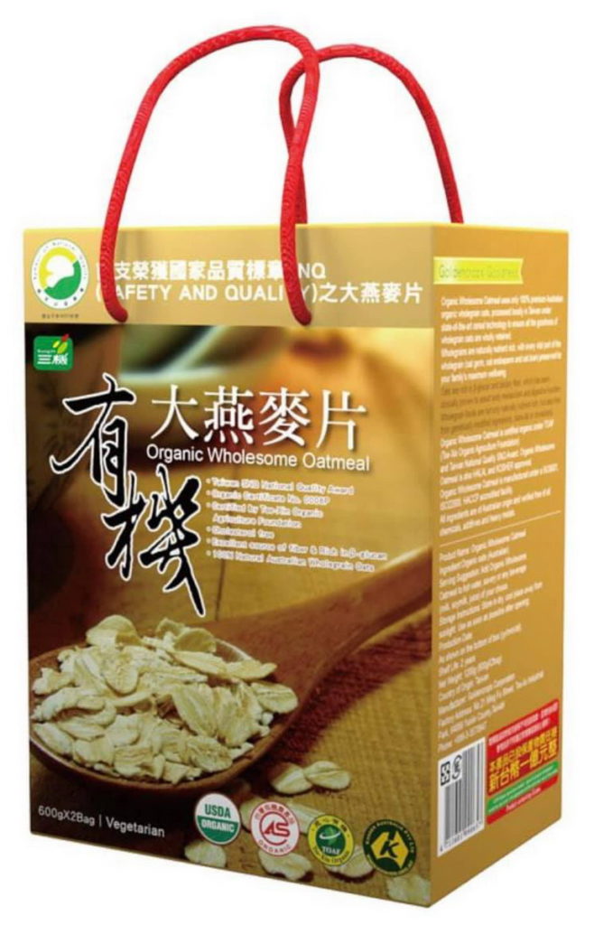 三機有機大燕麥片好風味、口感佳