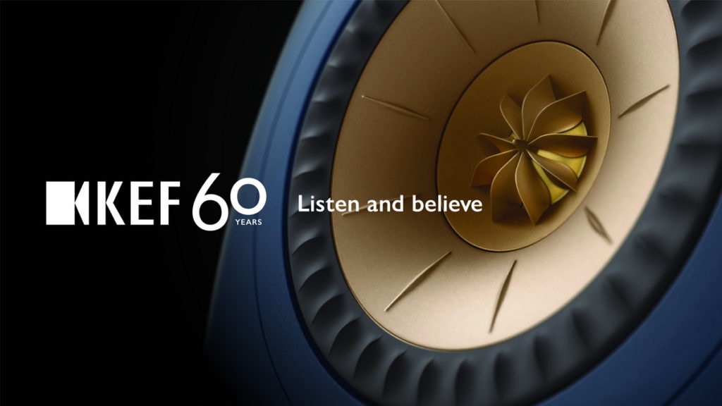 世界頂尖的殿堂級音響品牌 KEF,慶祝 60 年來引領著 HiFi 創新技術,並展望未來持續追求無與倫比的音效表現。