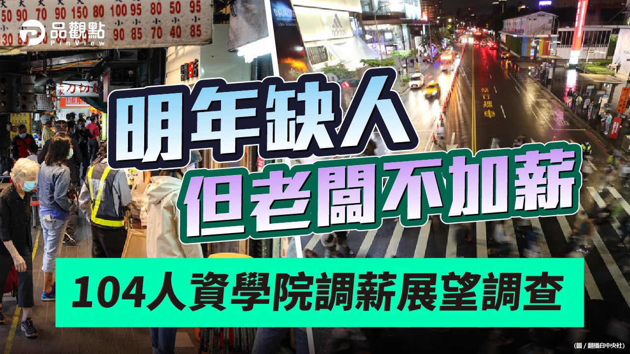 品觀點|明年企業調薪3.1% 不及軍公教的4%|產經