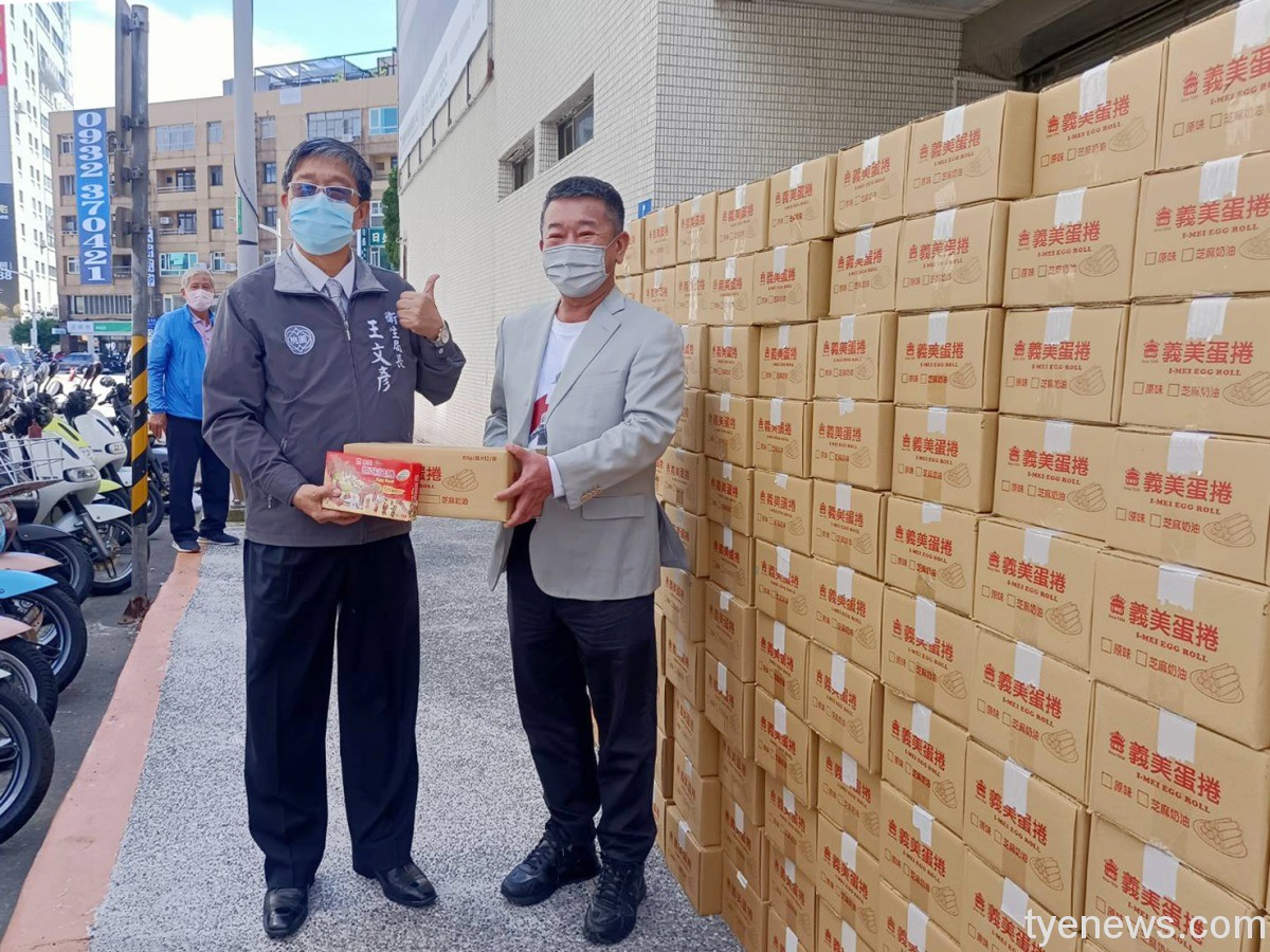 慰勞醫護人員 ! 桃園景福宮捐贈蛋捲6000盒挺防疫