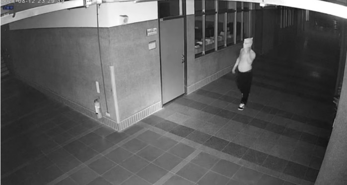 嫌戴頭套潛校園行竊 警電眼比對鎖定送辦