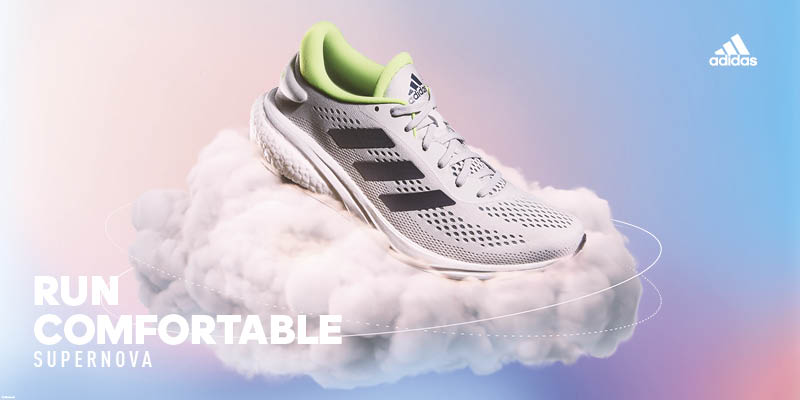 為初學跑者量身打造 就像踩在雲朵般的舒適跑鞋 adidas Supernova
