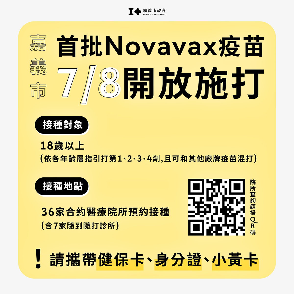 嘉義市新增337例本土確診案例