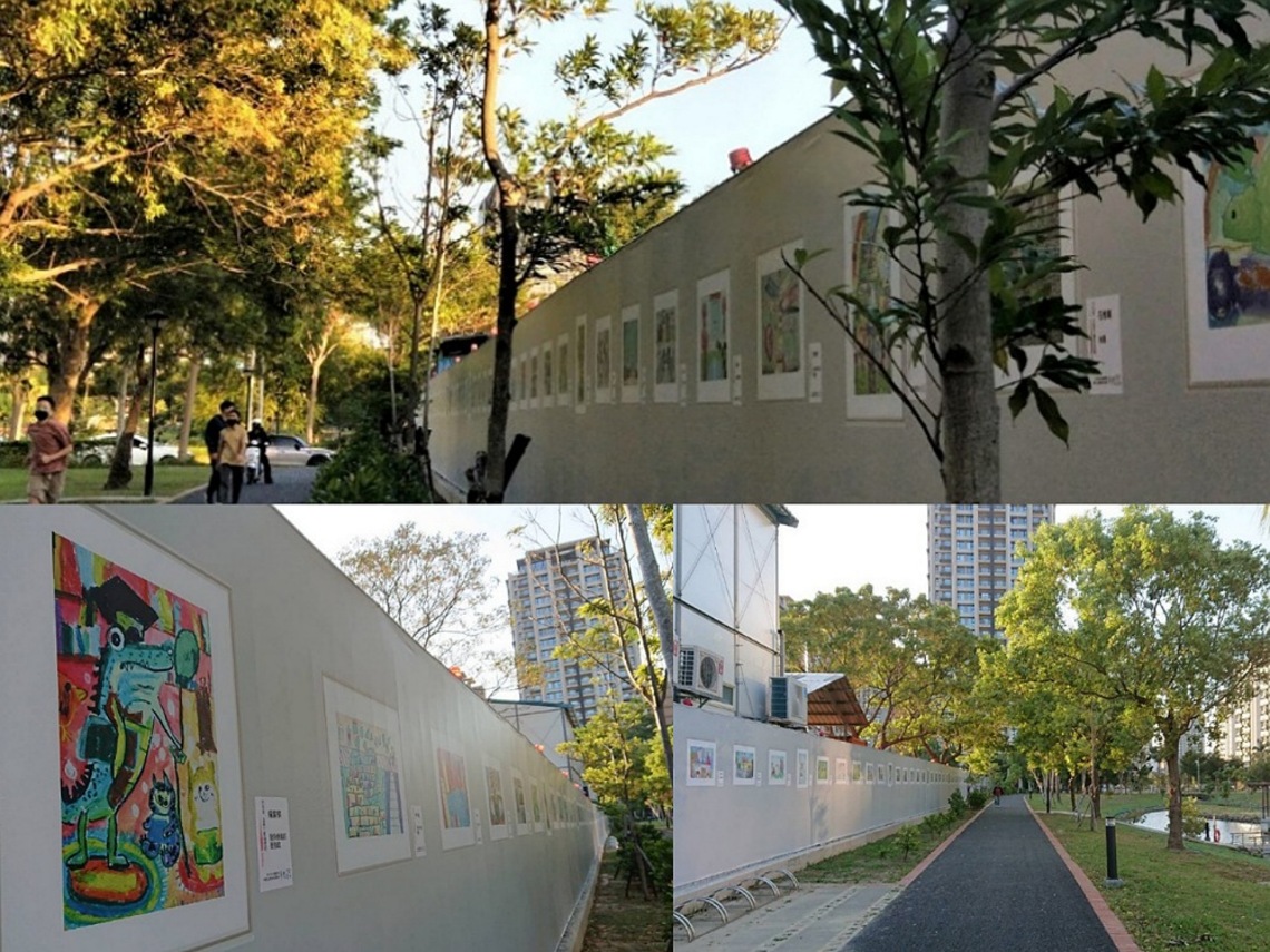 安全圍籬變身戶外藝廊竹縣學童勾勒縣立總圖夢想基地 奧丁丁新聞owlnews